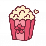 Films - sakura - popcorn box