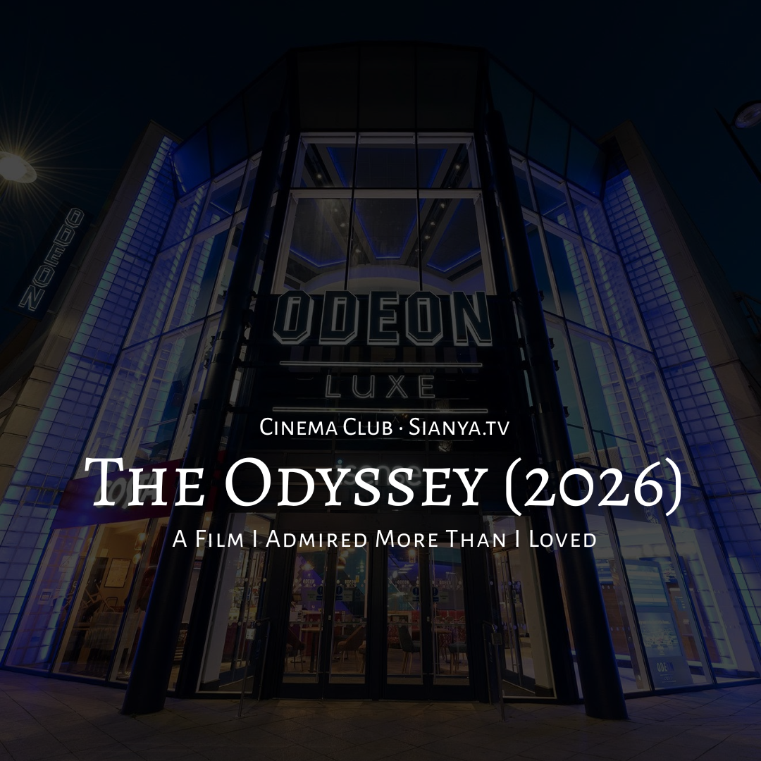 Packed evening screening at the local cinema before watching Christopher Nolan's The Odyssey as part of Townswomen's Guild Cinema Club.